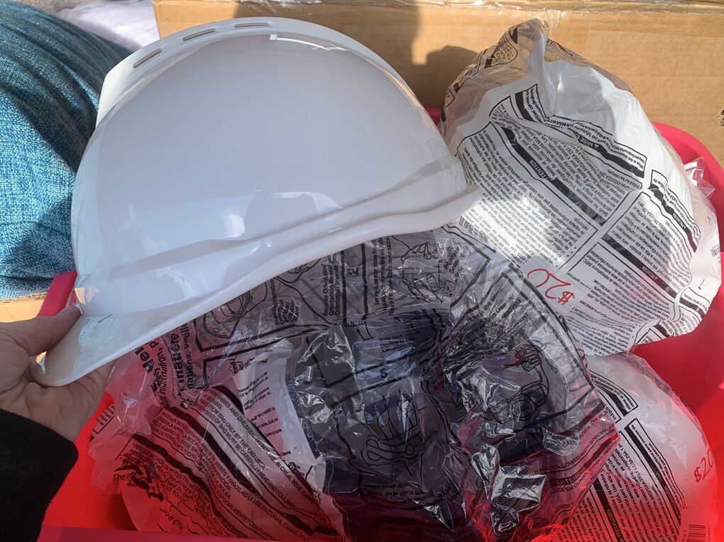 NEW $10 MSA Hard Hats Work Construction White