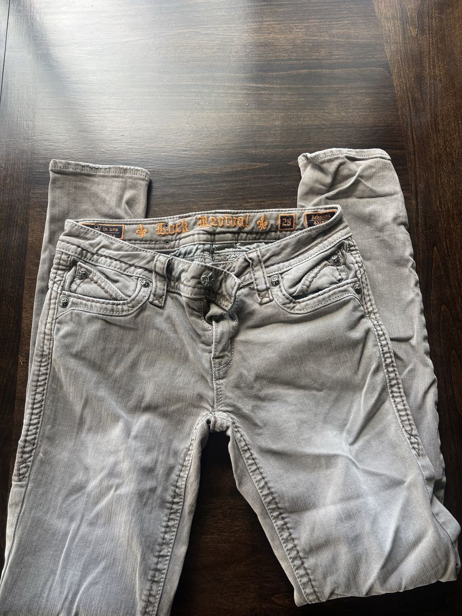 Rock revival tan size 28 skinny