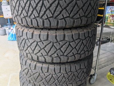 Set of 4 Nitto Ridge Grappler Tires 37 x 12.50 R20LT 10 ply