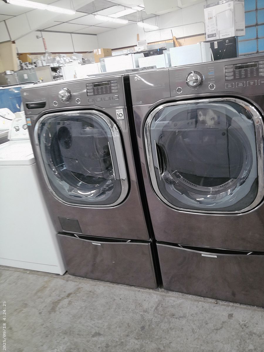 LG Front Load Washer and Dryer~90 Day Guarantee~With Pedestals