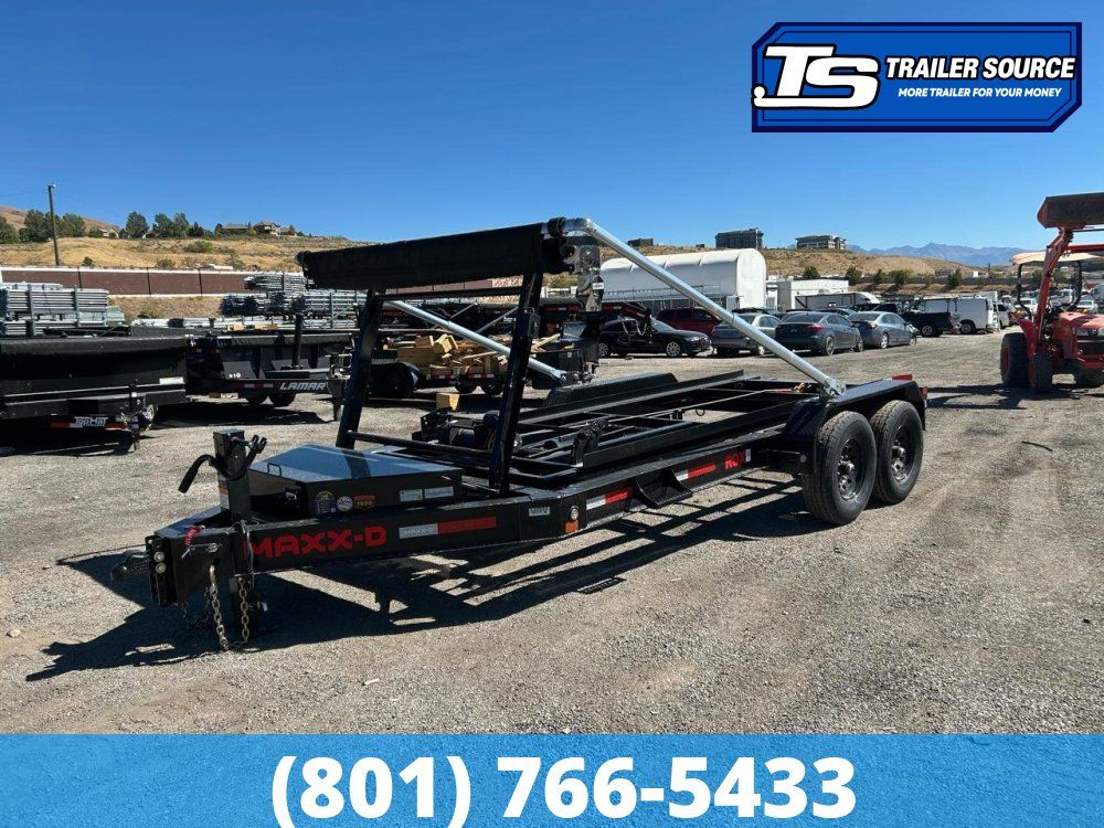 7x14 Maxx-D ROX Roll Off Trailer - 14K GVWR - Electric Tarp