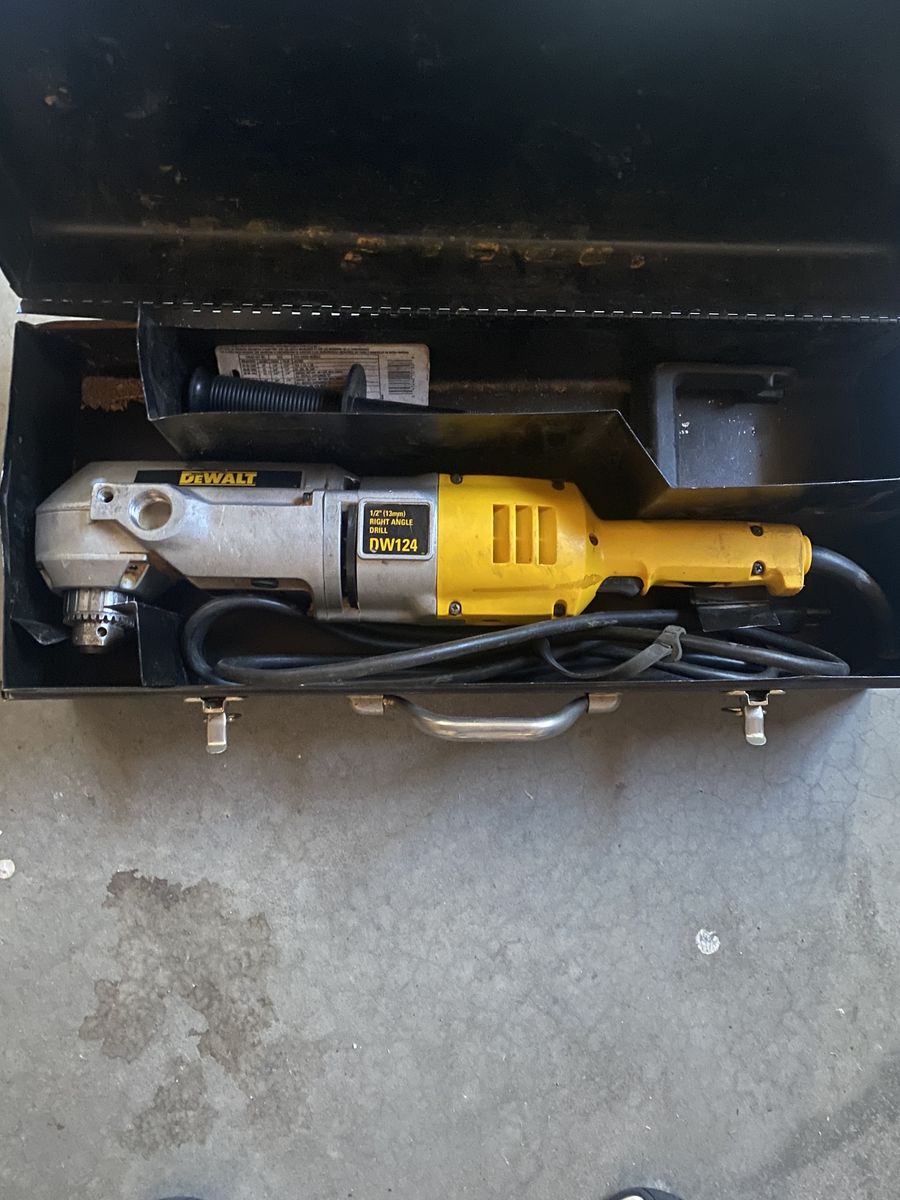 Dewalt DW124 right angle drill