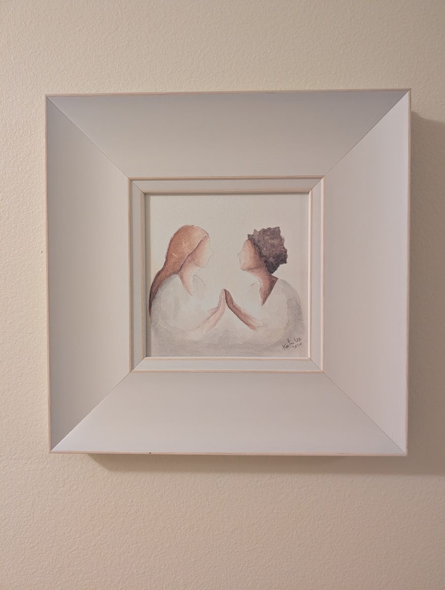 14" x 14" Together We Can by Kate Lee - Excellent Condition, Like New