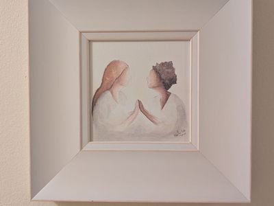 14" x 14" Together We Can by Kate Lee - Excellent Condition, Like New