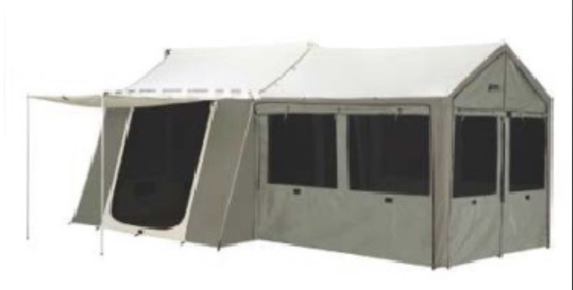 Kodiak canvas 9x12 Delux 6 man cabin tent bundle like new read ad