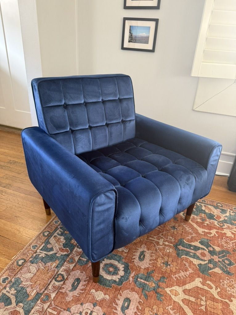 Velvet Accent Chair