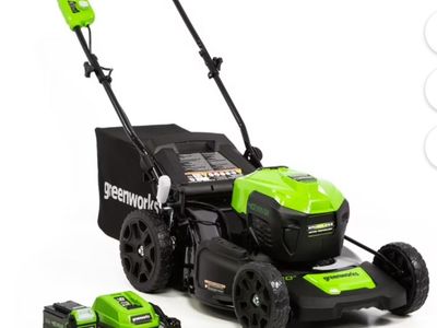 New in Box GreenWorks 40V 21" Cordless Battery Brushless Push Lawn Mower