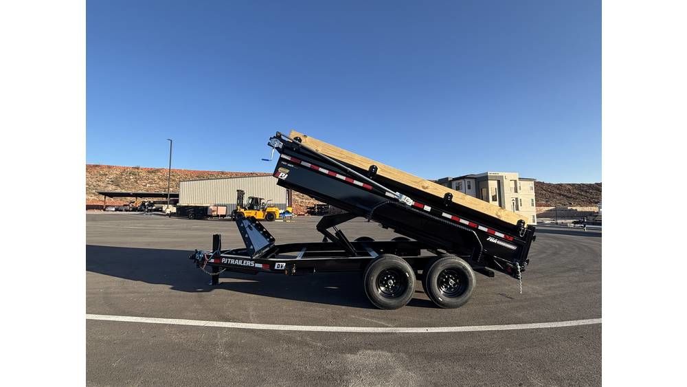 2026 PJ Trailers 7x14 DV Dump 15.4K with 2 ft Side