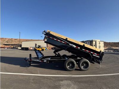 2026 PJ Trailers 7x14 DV Dump 15.4K with 2 ft Side