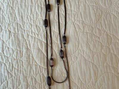 1950's-1960's Long Copper Strand Necklace - Vintage