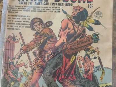 Vintage Exploits of Daniel Boone Comic Book November Quality Comics