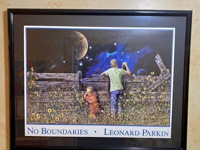 NEW - NO BOUNDARIES by LEONARD PARKIN - UTAH Fantasy Artist - Poster 31 x 23.5 - C PHOTOS