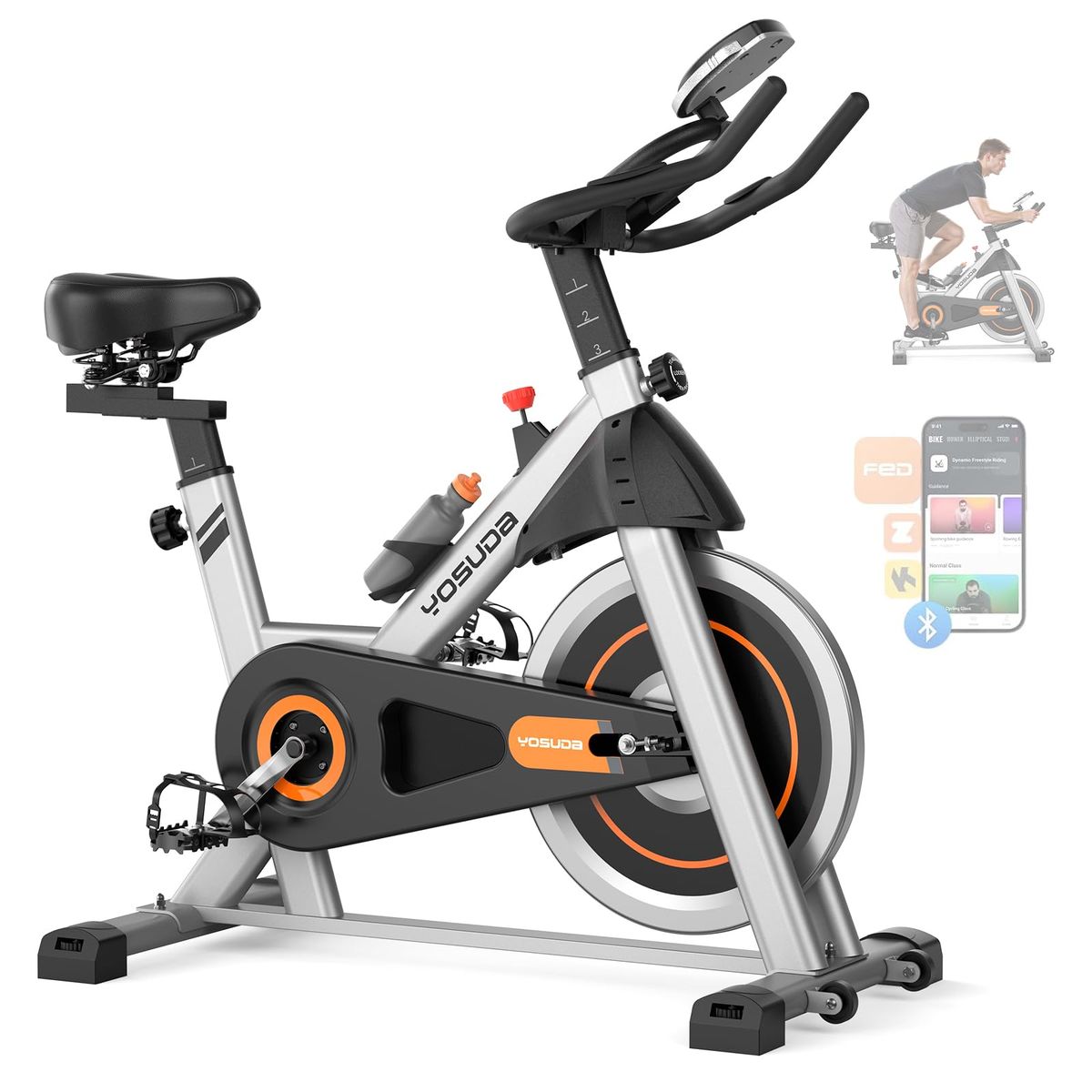 Stationary Bike for Home with Exclusive App