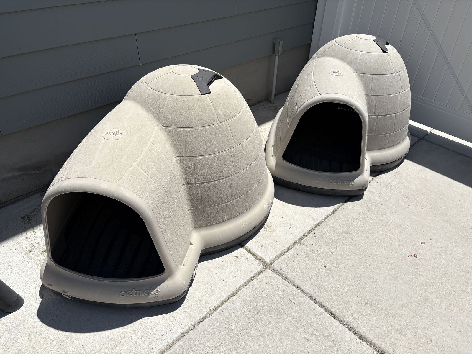 Petmate Indigo Dog Houses (2) for Large Dogs - All-Weather Protection