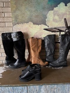 Great Boots and one Harley Davidson Shoe