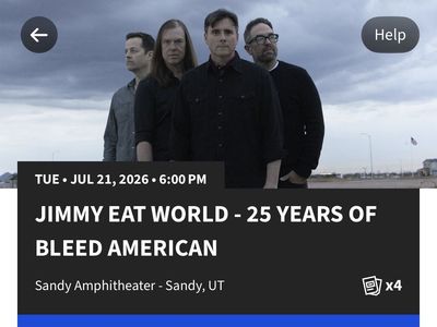 Jimmy Eat World 7/21 - 2 tickets