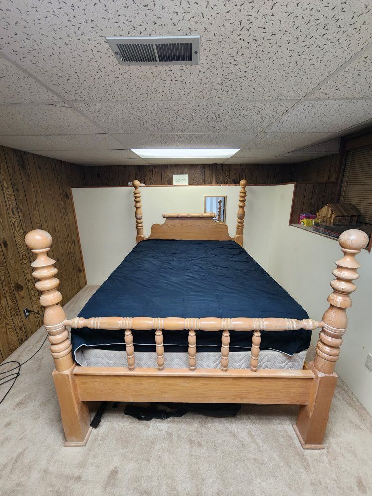 Wood Queen Bed Frame!