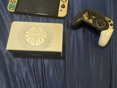 Nintendo switch 1 OLED Tears of the Kingdom edition with controller and 1 TB micro SD