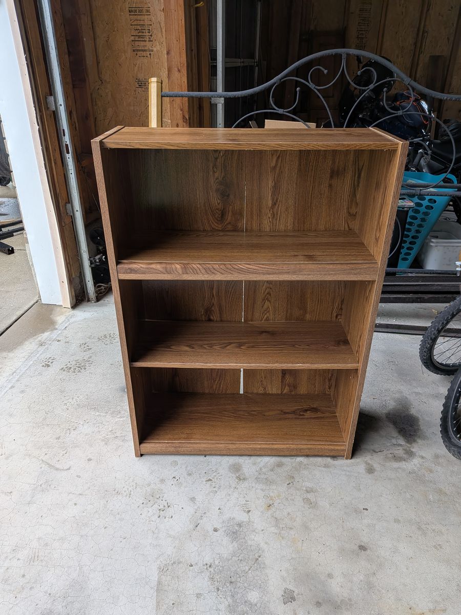Small two shelf bookshelf