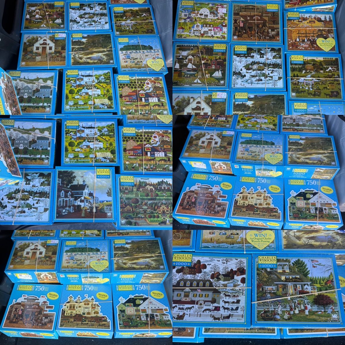 NEW X 23 Americana Jigsaw Puzzles Wysocki