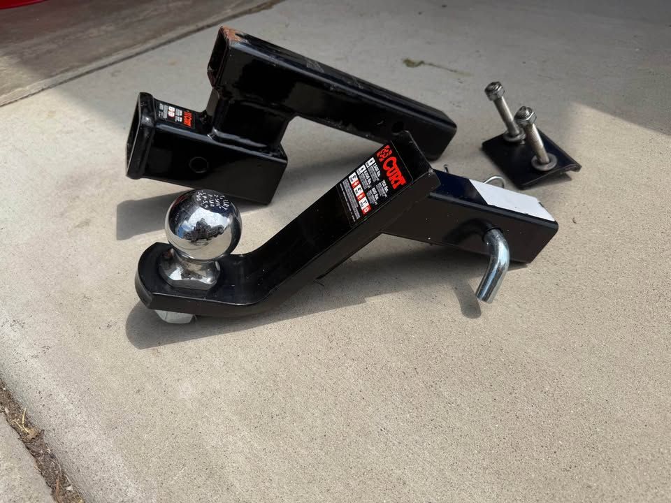 Trailer Hitch & Drop Adapter (can sell separately too)
