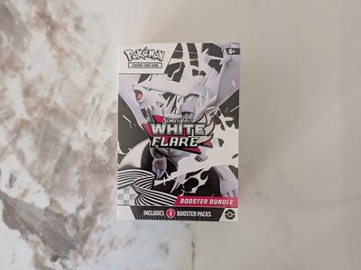 Pokemon Scarlet & Violet White Flare Booster Bundle (6 Packs) - New & Sealed TCG