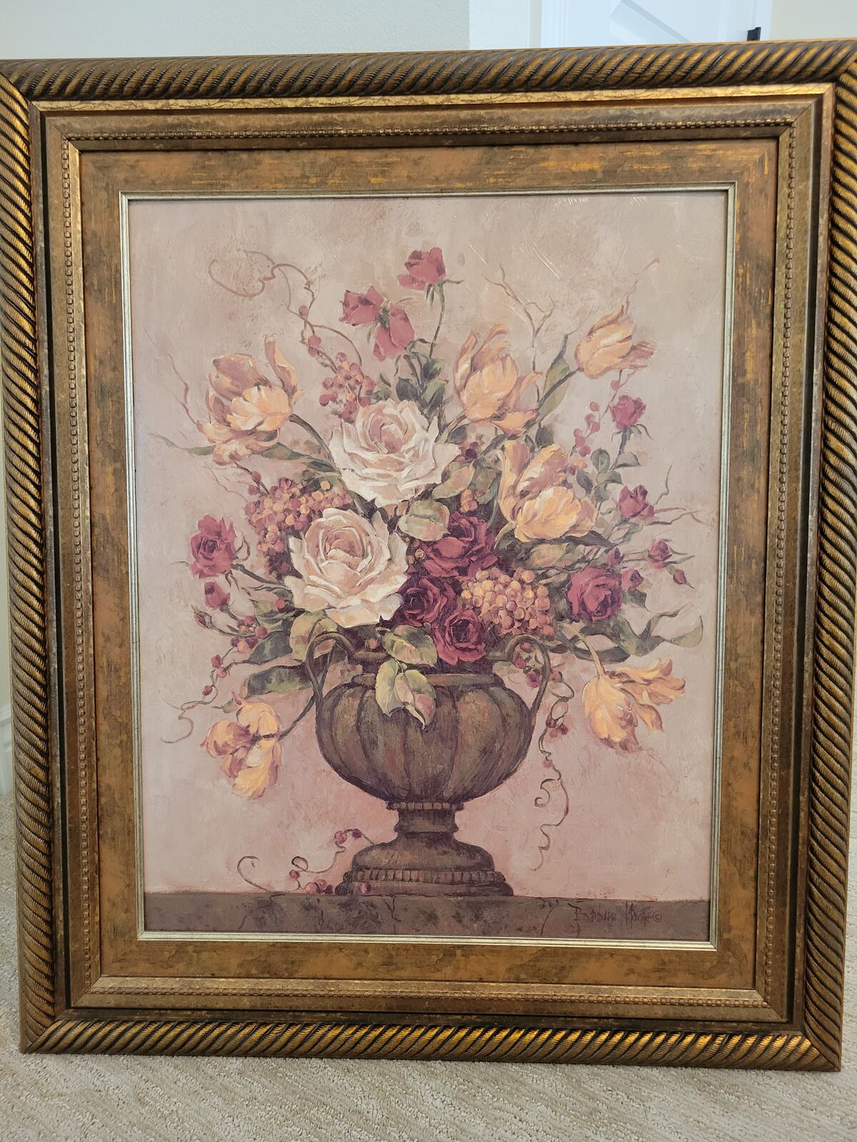 Floral Bouquet Art Canvas