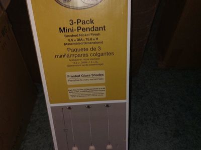 3 pendant lights
