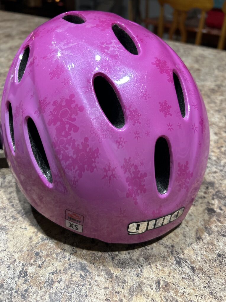 GIRO Girl Pink Ski Helmet Kids Size XS