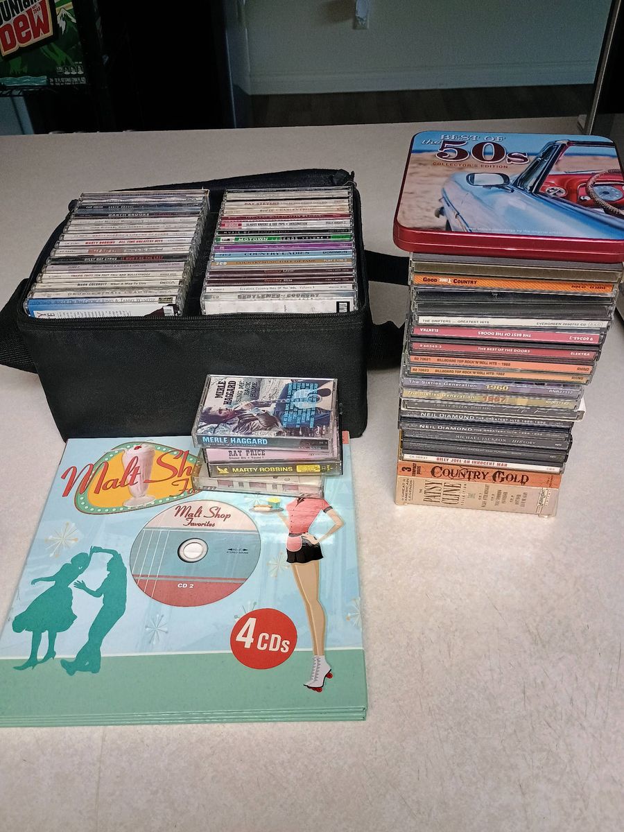 CD Cassette Lot Classic Rock Oldies Country
