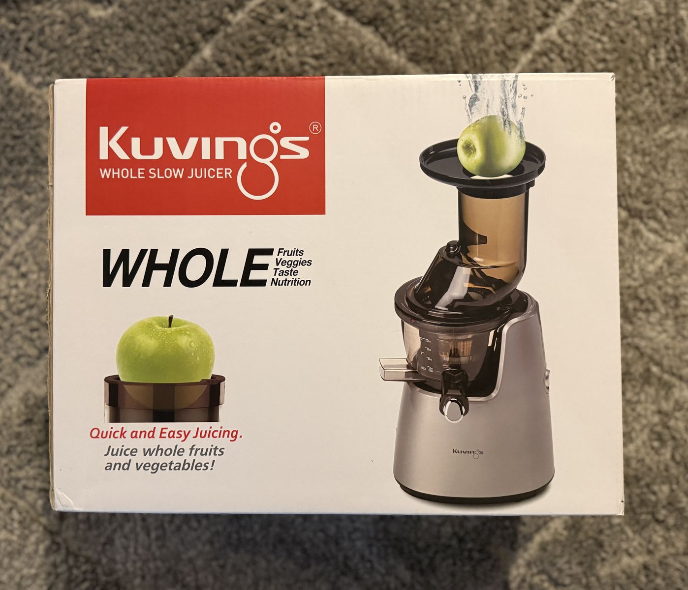 Kuvings Whole Slow Juicer – Brand New in Box