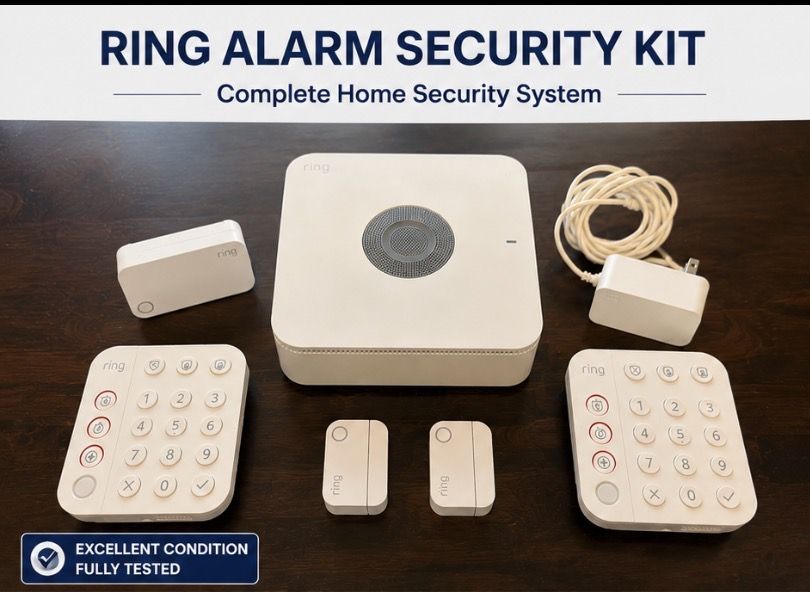 Ring Alarm Security Kit - Complete Home Security System with Base Station, Keypads, Sensors