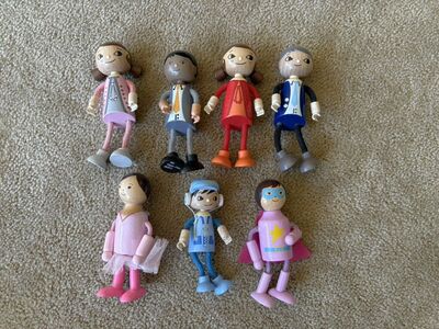 Poseable Wooden Dolls
