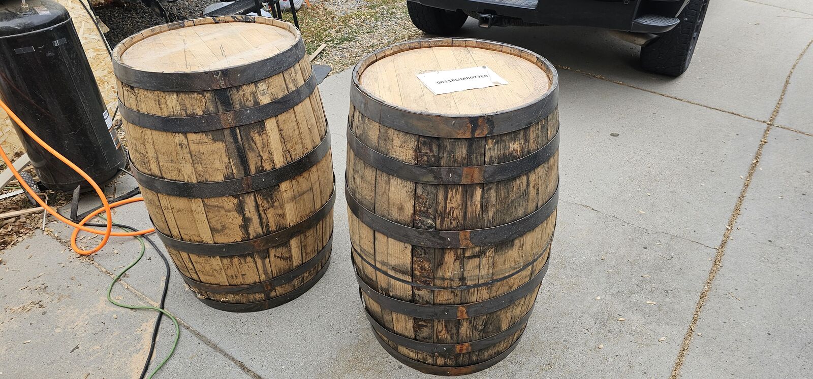 Whisky barrels