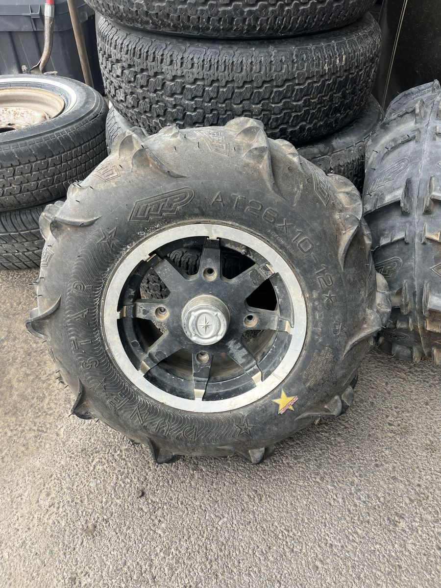 2 Sand Tires For Polaris 4weeler