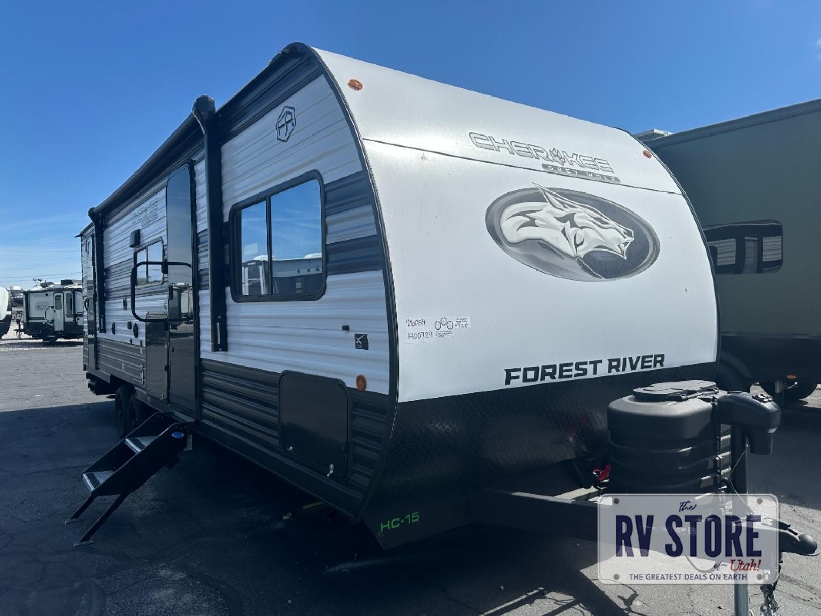 2027 Forest River RV Cherokee Grey Wolf 26DBH Travel Trailer Bunkhouse|Front Bedroom|Outdoor Kitchen|Two Entry/Exit Doors|U
