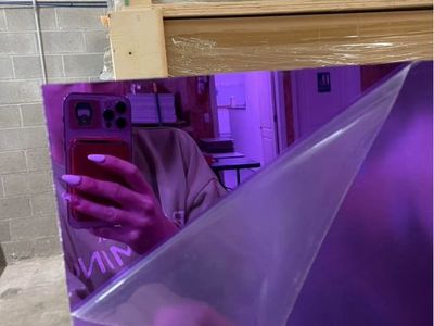 Mirrored acrylic sheets up to 4’x8’