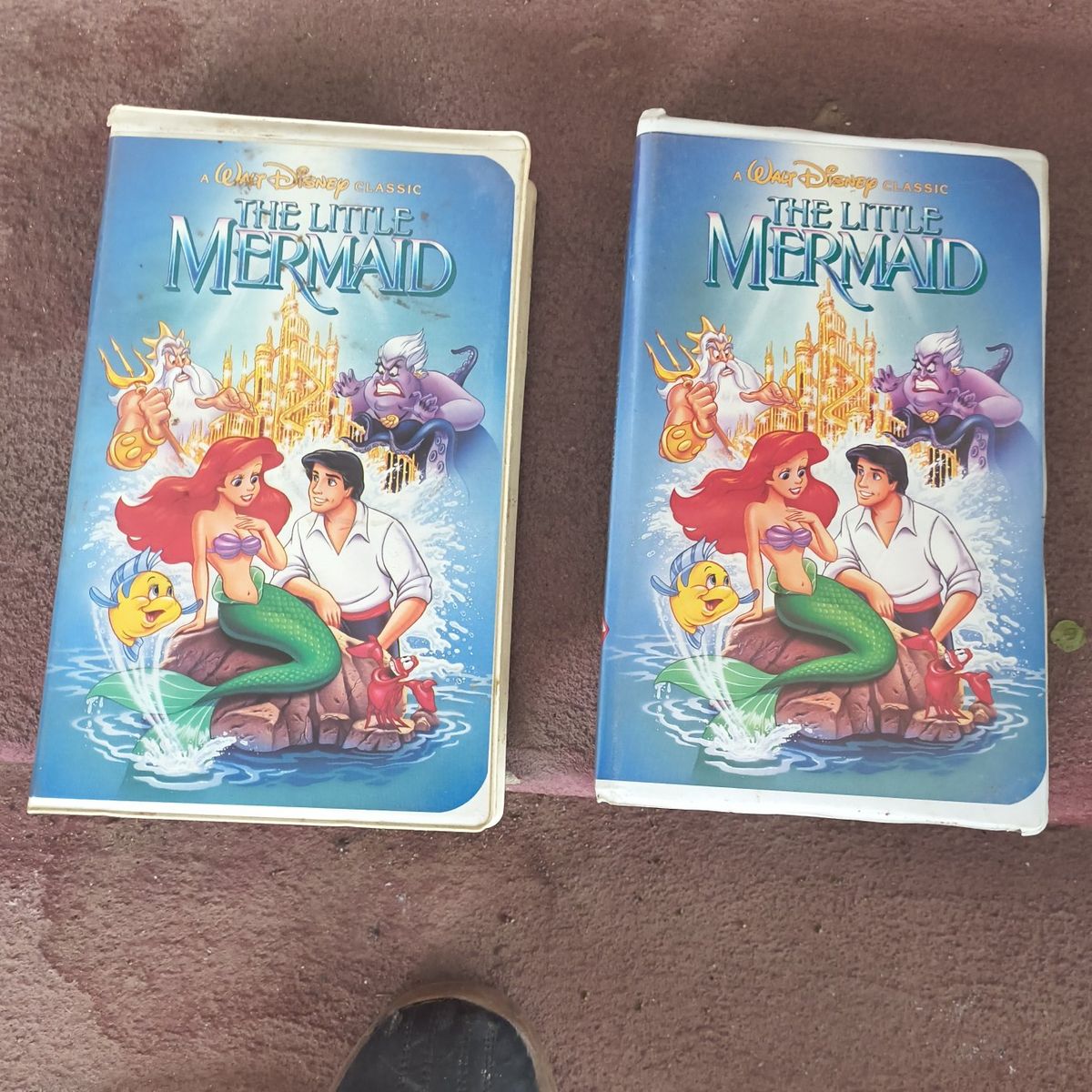 Disney classic Little Mermaid VHS.
