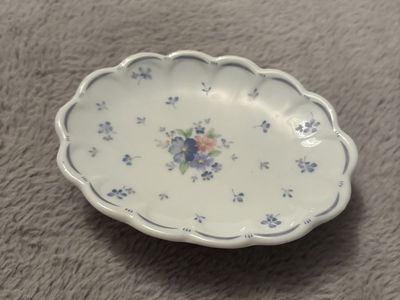 Floral Ceramic Dish / Trinket Tray