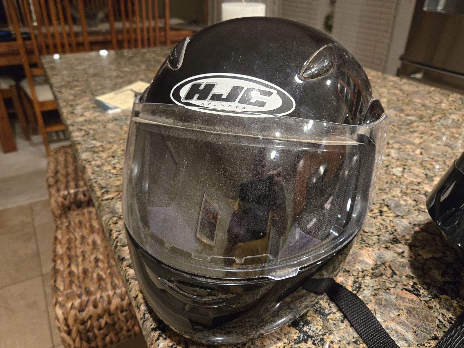 Size XL - HJC full-face flip up (modular) motorcycle helmet - DOT certified