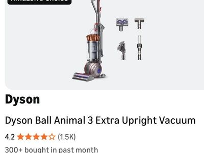 Dyson Ball Animal 3 Extra Upright Vacuum with Pet Attachments