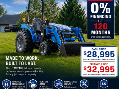 NEW LS MT242 Tractor + Loader (ROPS) – Built to Work!