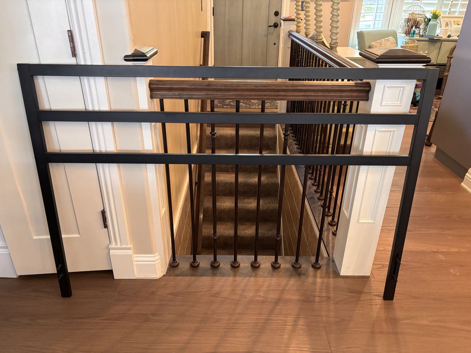 Queen size metal headboard