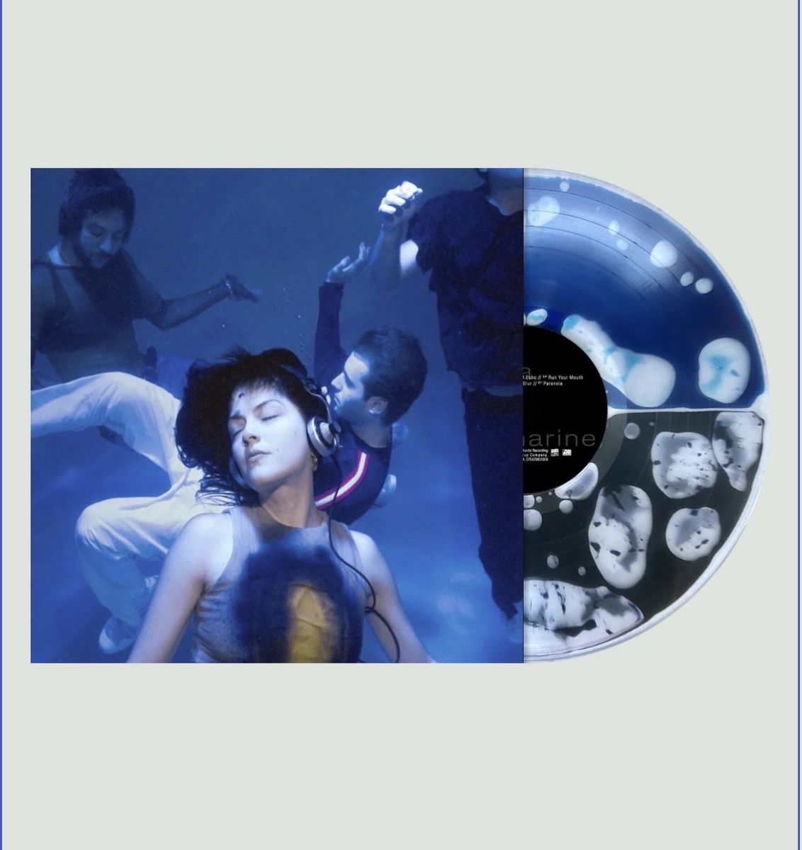 The Marias-Submarine-Split Color Black & Blue Liquid Filled Vinyl LP-Bad World-SEALED-RARE-Collectible