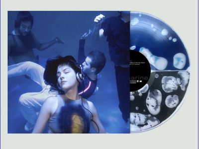 The Marias-Submarine-Split Color Black & Blue Liquid Filled Vinyl LP-Bad World-SEALED-RARE-Collectible