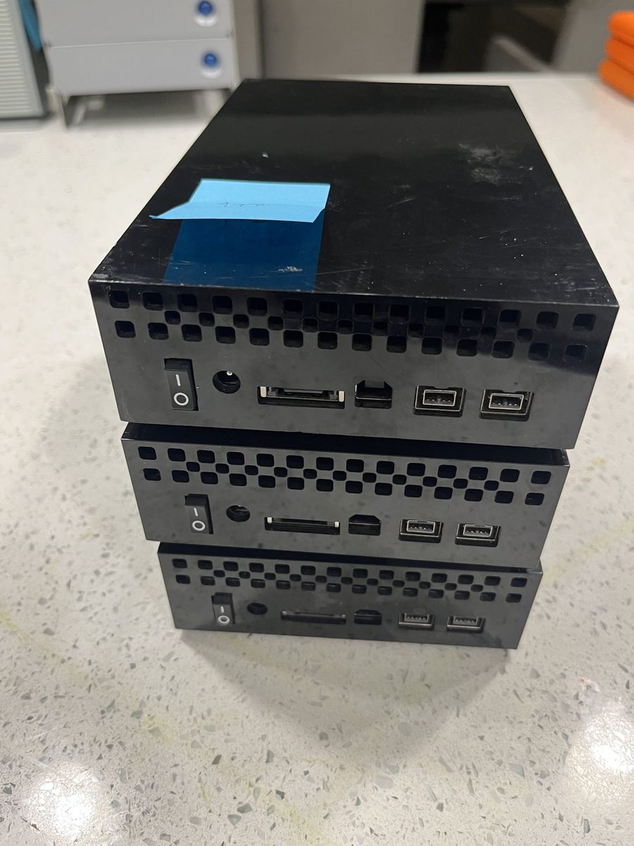 LaCie d2 Hard Drive Lot of 3, 3TB Total, FireWire 800 eSATA