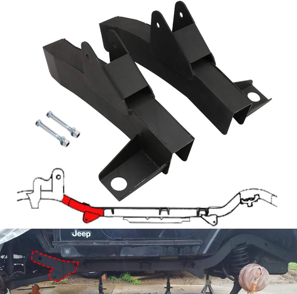 1997-2006 Jeep Wrangler TJ Front Trail Control Arm Frame Repair Kit