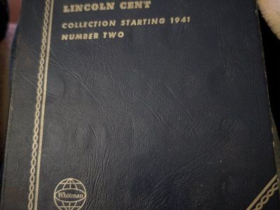 Vintage Lincoln Cent Collection Number Two Coin Book with Wheat Pennies (1941-1975) missing a couple of pennies