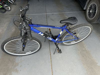 Huffy Blue Mountain Bike with Multi-Speed Gearing