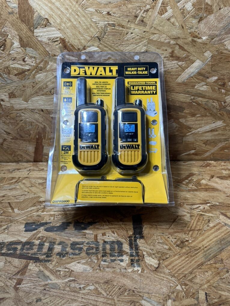 Dewalt Heavy Dity Walkie-talkie